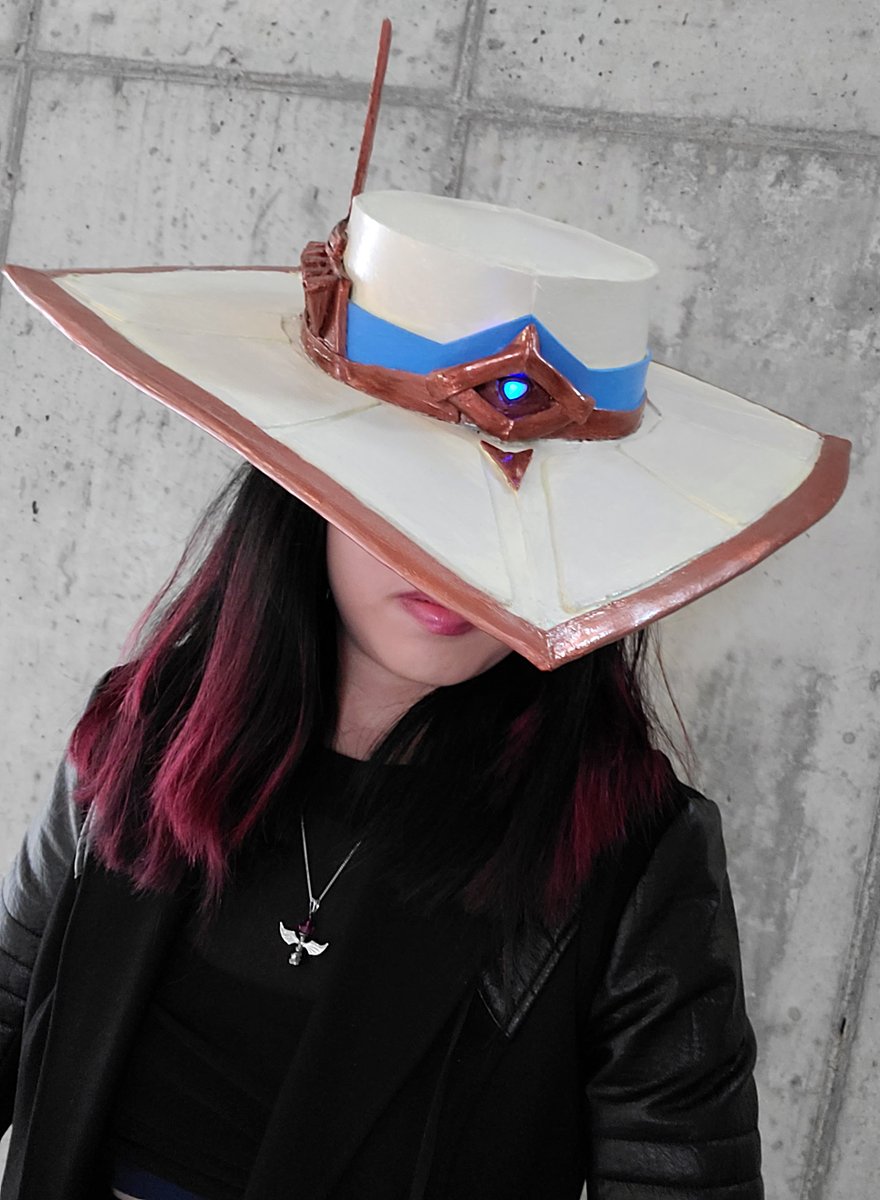 KecMagik's tweet photo. "I know EXACTLY where you are!"

I created a Cypher hat from the game Valorant, reposting for #wwFestArt 

Cypher is definitely my favorite agent👁️

@PlayVALORANT #VALORANT #ValorantArt #VALORANTfanart #Cypher #CypherHat https://t.co/LfkyogUbVW