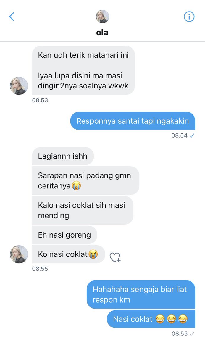 Nasi coklat itu seperti apa? 😂😂😂