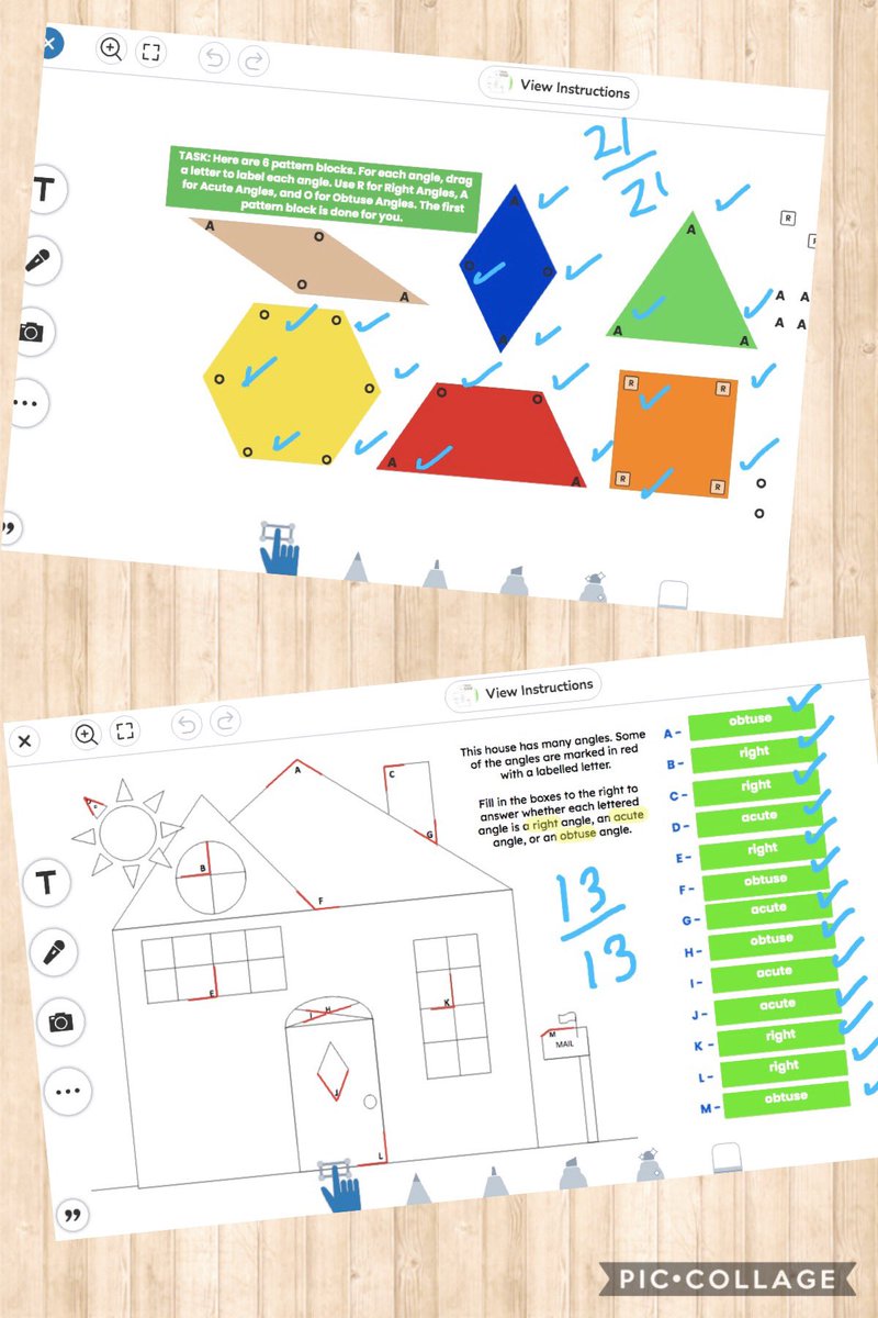 MissStickley's tweet photo. Shout-out to @Seesaw Activities for being my MVP of this switch to remote learning! So easy to assign work and give quick feedback! #Seesaw #Grade3Math #Grade4Math https://t.co/XvVqnLxS9l