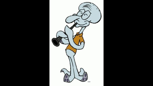 my collection of this single squidward illustration (a thread)