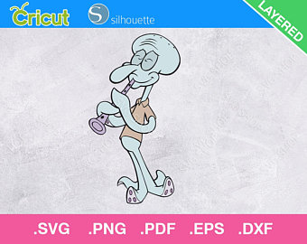 my collection of this single squidward illustration (a thread)