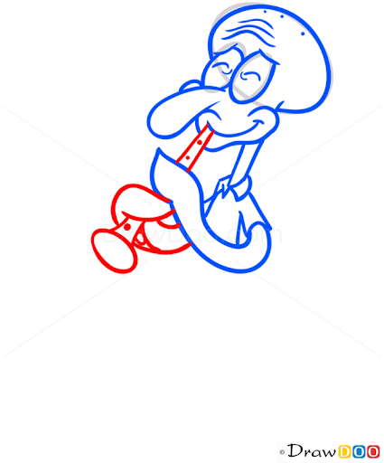 my collection of this single squidward illustration (a thread)