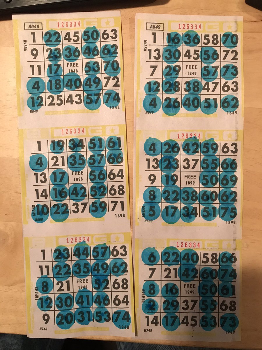 Great way to support a worthy cause and have fun with family member or friend during these times, Heart &amp; Stroke bingo. Only missed one week. <a href="/HeartStrokeNB/">Heart&Stroke NB | Coeur+AVC NB</a>