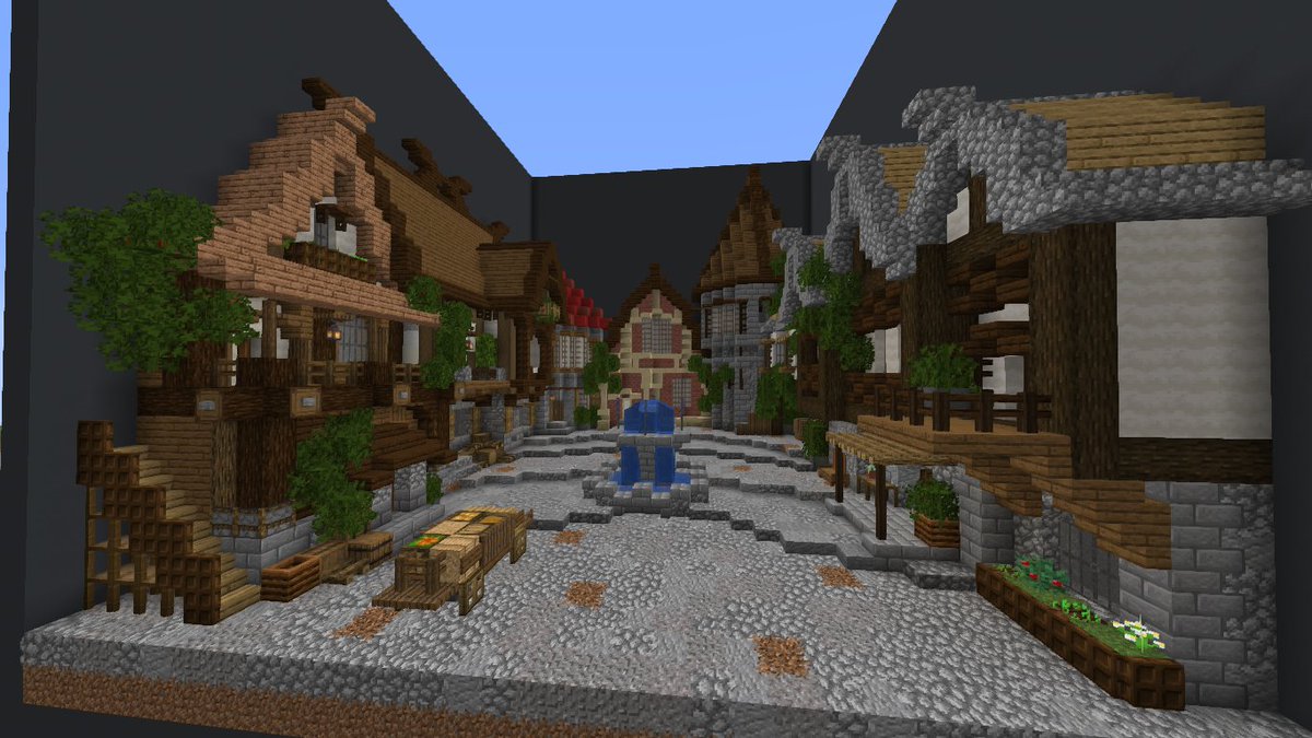 ScoRched__Earth's tweet photo. Day 6-10 got lost in this small cityscape. Bit off way more than I could chew here but I like the final result. A couple of the builds from previous day's pop up in here. https://t.co/qN3y1a1OWH