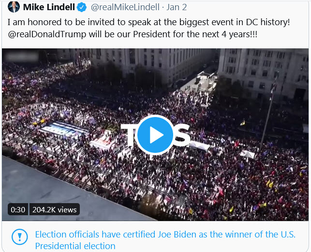 Mike Lindell, the My Pillow Guy financially sponsored an RV full of MAGA from Texas to DC for the 1/6 insurrection, which included Jennilyn Kae Lohmer (aka Jen Loh) and some Info Wars crew.