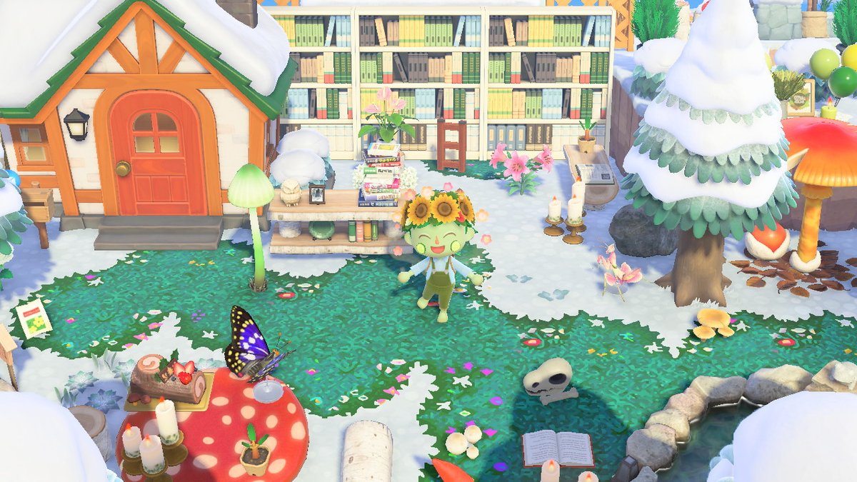 CrossingStevie's tweet photo. some pretty bits from my new fairycore forest section #acnhinspo #acnhpath #acpath #acnhfairy #AnimalCrossing #ACNH #NintendoSwitch https://t.co/t8ngDeRplp