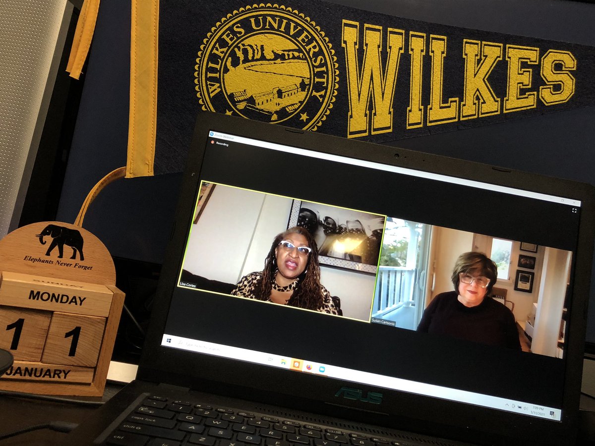 It’s Film Talk-Back Night at residency. Tonight’s film was the documentary All In: The Fight for Democracy. Producer &amp; faculty member Susan Cartsonis leads a discussion with director/producer Lisa Cortes (The Apollo; The Remix: Hip Hop X Fashion; and Precious). #WriteAtWilkes