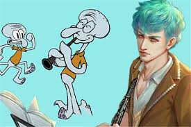 my collection of this single squidward illustration (a thread)