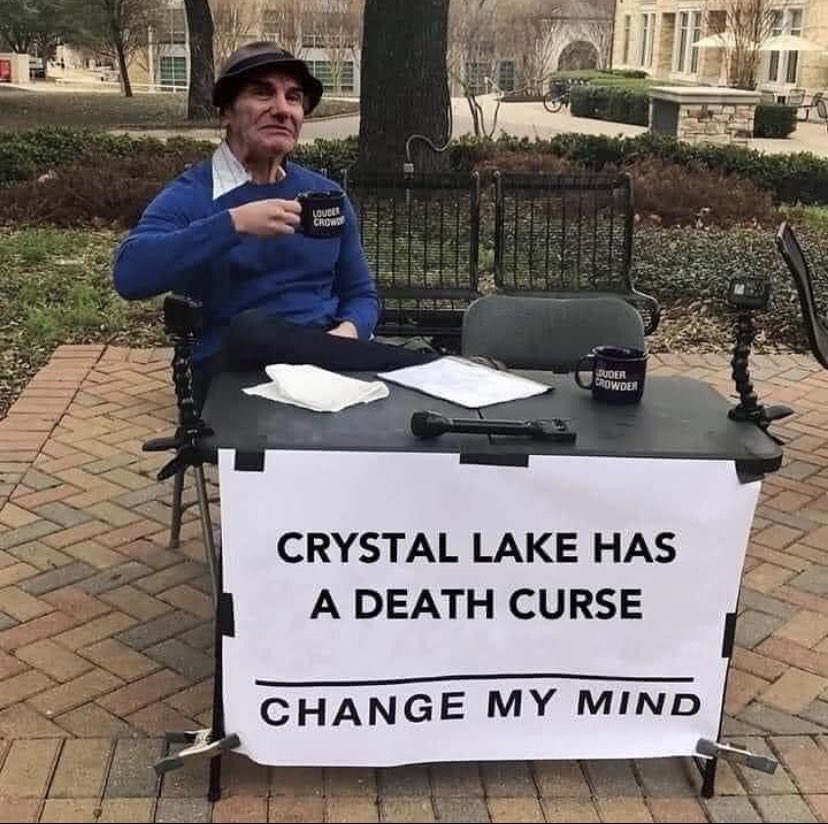 Thezombiechurch's tweet photo. It’s got a death curse! #ralphwasright #deathcurse #campcrystallake #JasonVoorhees https://t.co/7fts2OxIDp