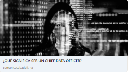 BancoSabadellMX's tweet photo. #DataPills | Contar con una figura como #ChiefDataOfficer (CDO) es indispensable para cualquier organización que aspire a convertirse en #DataDriven.
Te contamos en qué consiste y cuáles son sus principales aplicaciones: https://t.co/jz3wtBOFGu
#SabadellData https://t.co/6vZuLtXVjm