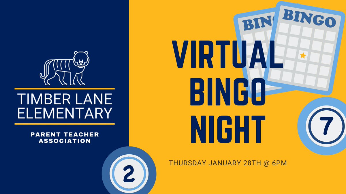 Join us on January 28th at 6:00PM as we keep up the popular tradition of Bingo Night! The day of, we’ll send out a link you can use to get your cards and you can play through either your computer or phone. Join us for a night of fun and prizes you won’t want to miss!
