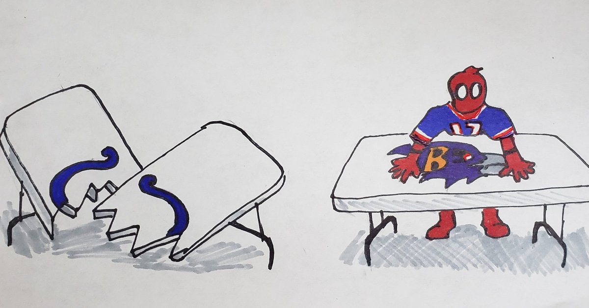 NBG55's tweet photo. Get the tables, part 2....!
#dailydeadpool #deadpool #buffalobills #billsmafia #getthetables #joshallen #indydown #ravensnext #343
https://t.co/NUNOfnAZ3z https://t.co/PKLPGpELHx