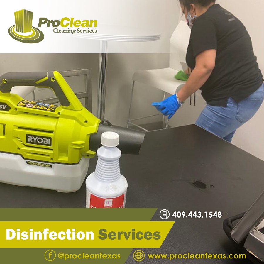 We provide disinfection services for companies👍.
.
Contact us📲  (409) 443-1548
.
Visit our website 💻 procleantexas.com
.
#cleaningservices #cleaningserviceshouston