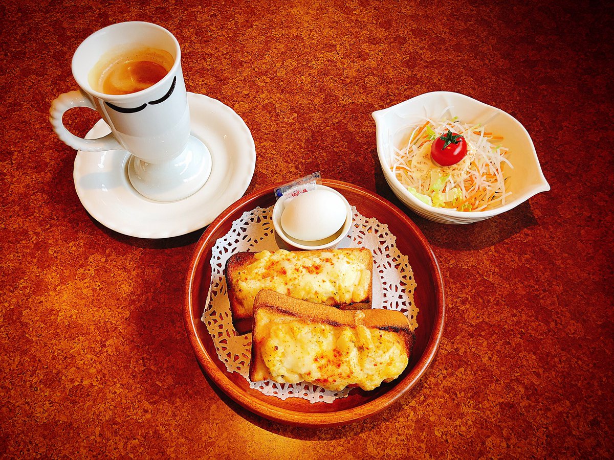 にむまんま 冬眠クマ びっくりドンキー 富久山店 さんの ポテサラトースト ドリンク サラダセット 意外と知られてないｯ びっくりドンキーのモーニング ポテサラ好きな私は迷わずポテサラトースト カリッサクッとした表面にモチっとした生地の