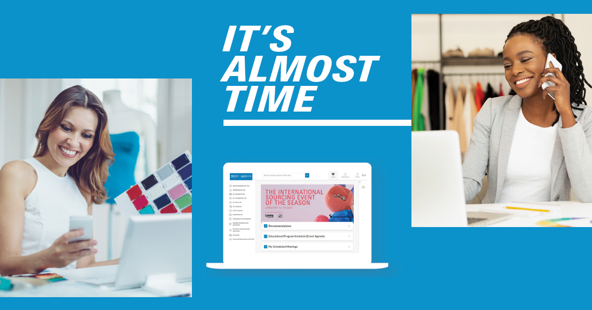 It's Almost Time! #TexworldNYC and #ApparelSourcingNYC return TOMORROW for the all-digital Winter 2021 edition with exciting educational sessions and tons of networking and sourcing opportunities >> bit.ly/TWW21tw_Reg