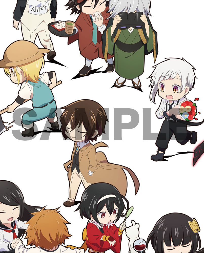 アニメ 文豪ストレイドッグス わん 公式 Info 文豪ストレイドッグス わん のblu Ray Dvdが上下巻で発売決定 初回生産特典としてキャラクターデザイン 伏見裕美描き下ろしデジパックや特製ブックレット ドラマcdを収録 さらにキャスト