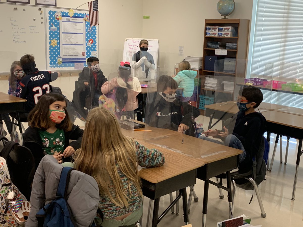 DesireeOlmos2's tweet photo. So awesome that we had sleet and snow yesterday since we are studying how to measure and predict weather conditions. This mask/pair/share was about what precipitation they had at their house yesterday and what they did because of it. ⁦@FEScomal⁩ ⁦@WoodsComal⁩ https://t.co/hhxucTSbyJ