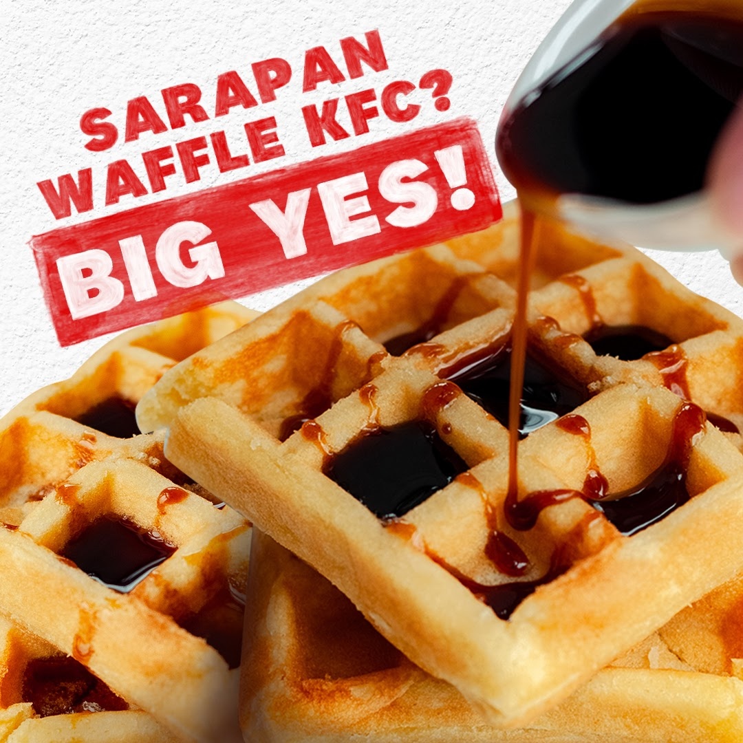 KFCINDONESIA's tweet photo. Lo udah pernah coba Waffle KFC? Tekstur lembutnya dan kelezatan rasanya, dijamin cocok deh buat jadi menu sarapan lo!
#kfcindonesia #KFCSepenuhHati #kfcam https://t.co/C7xPTaM2nm