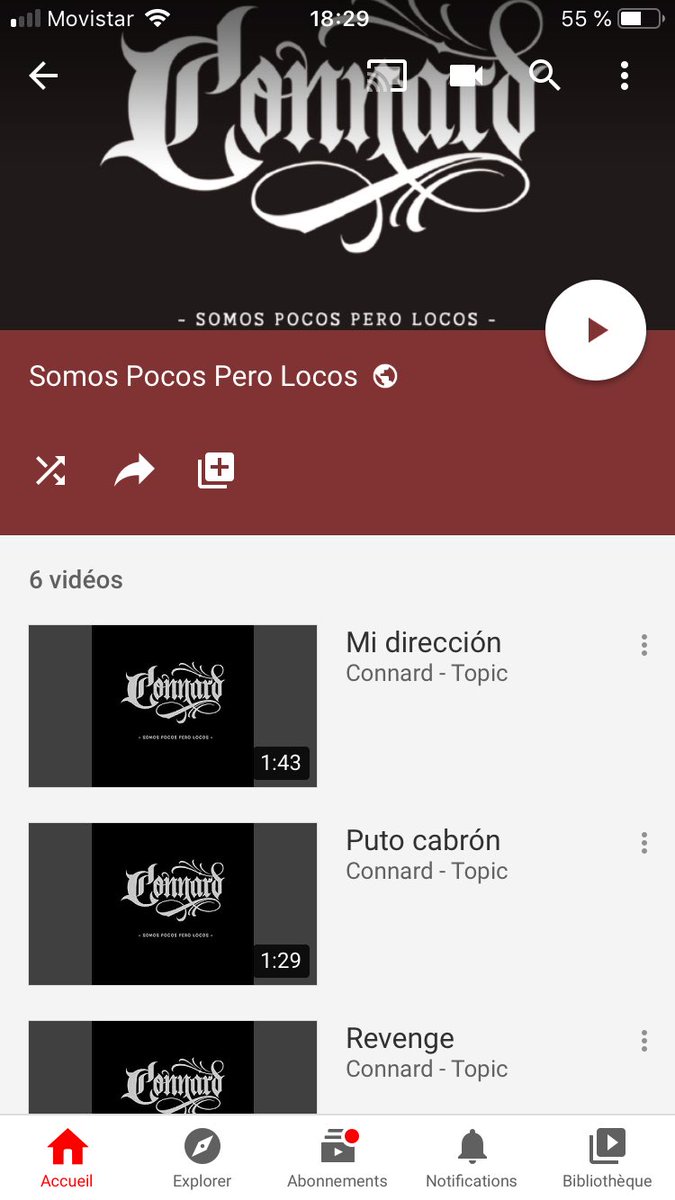 CONNARD « Somos Pocos Pero Locos » CDEP available for FREE on Youtube 🤘👌
👉 youtube.com/playlist?list=…

#DFHC🇲🇽 meets #DFHC🇫🇷

#BrutalHardcore #Hardcore #HxC #MexicoHardcore #FrenchHardcore #RennesHardcore #ParisHardcore #RNHC