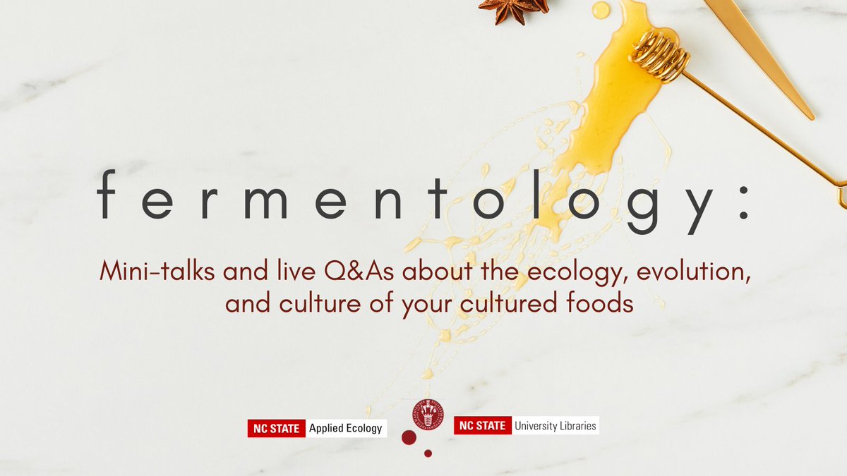 ModCuisine's tweet photo. Fond of fermentation? @NCStateAEC’s #fermentology series has a fantastic new lineup for 2021! Our head chef @FMigoya was part of the seminar series last year where he talked about the science of sourdough and #ModernistBread. https://t.co/rADDV7CWlf https://t.co/DTrSkKwgiz