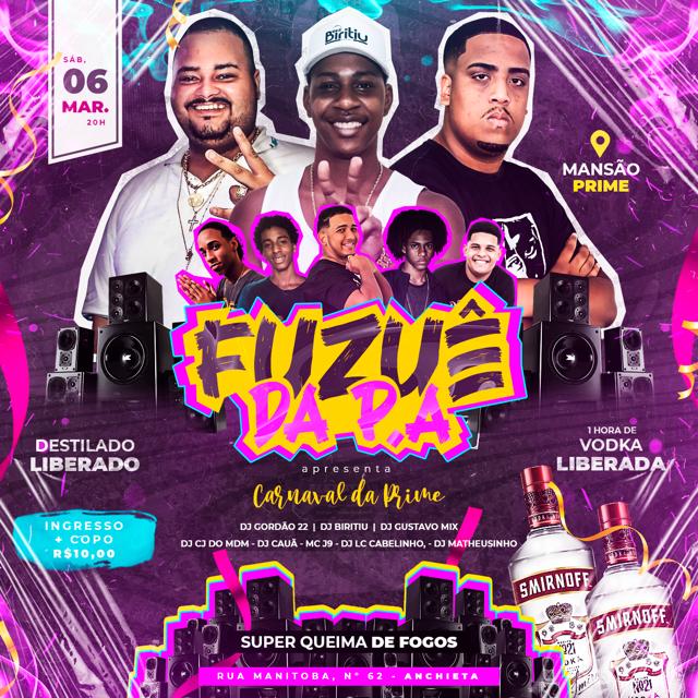 FuzuedaPa's tweet photo. FUZUÊ DA PA
ENTRADA DE DESTILADO LIBERADO 🥳
SUPER QUEIMA DE FOGOS 🥳
DATA: 06/03. 20H
LOCAL : MANSÃO PRIME 🥳🥳
BEBIDAS A VENDA NO LOCAL

SE VOCÊ NÃO FOR SÓ VC NÃO VAI🥳🥳🙉🍾 https://t.co/OJVDQt0GlG