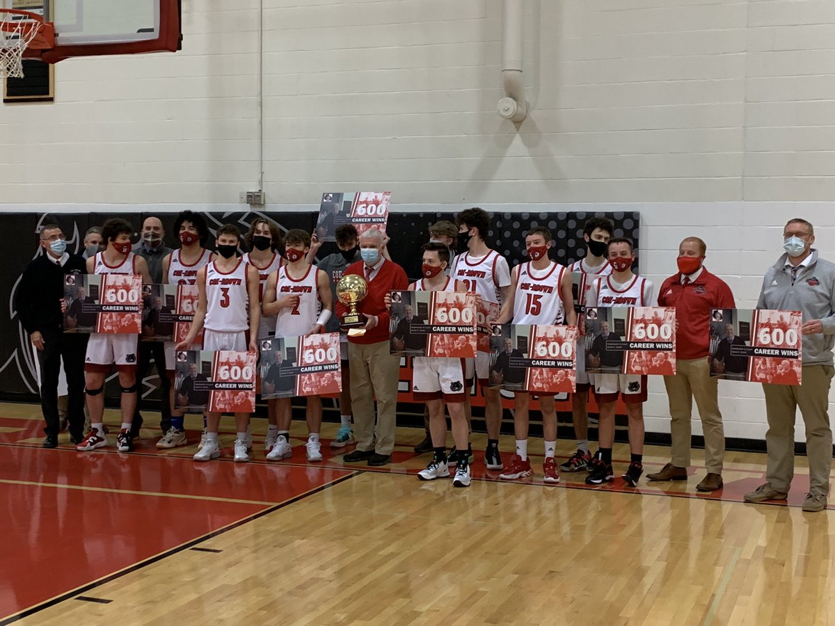 CBNAAthletics's tweet photo. Congrats to Coach Smith on 600 wins in the state of New Hampshire. Coach Smith is now the fourth basketball coach to accomplish this milestone!!! https://t.co/JEKILg49Lk