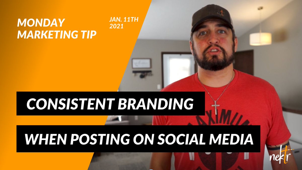 NektrMarketing's tweet photo. This week, @MattAnderson44 talks about the importance of having branded guidelines to improve your social media posts. https://t.co/12WFxefK5n #socialmediamarketing #socialmediatips #nektr #mondaymarketingtips https://t.co/rpWKQPvISq