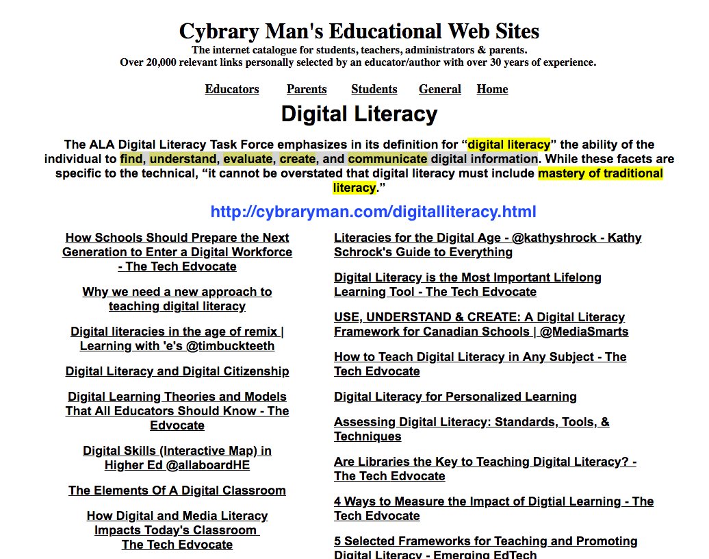 cybraryman1's tweet photo. We need to teach students how to recognize fact from fiction. Our Evaluating Information page https://t.co/vyMKC5N5K7 Fake News https://t.co/yHeuspHeaT Digital Literacy https://t.co/RJgldEvkLc  #edtechchat https://t.co/Qgfqyn5jLO