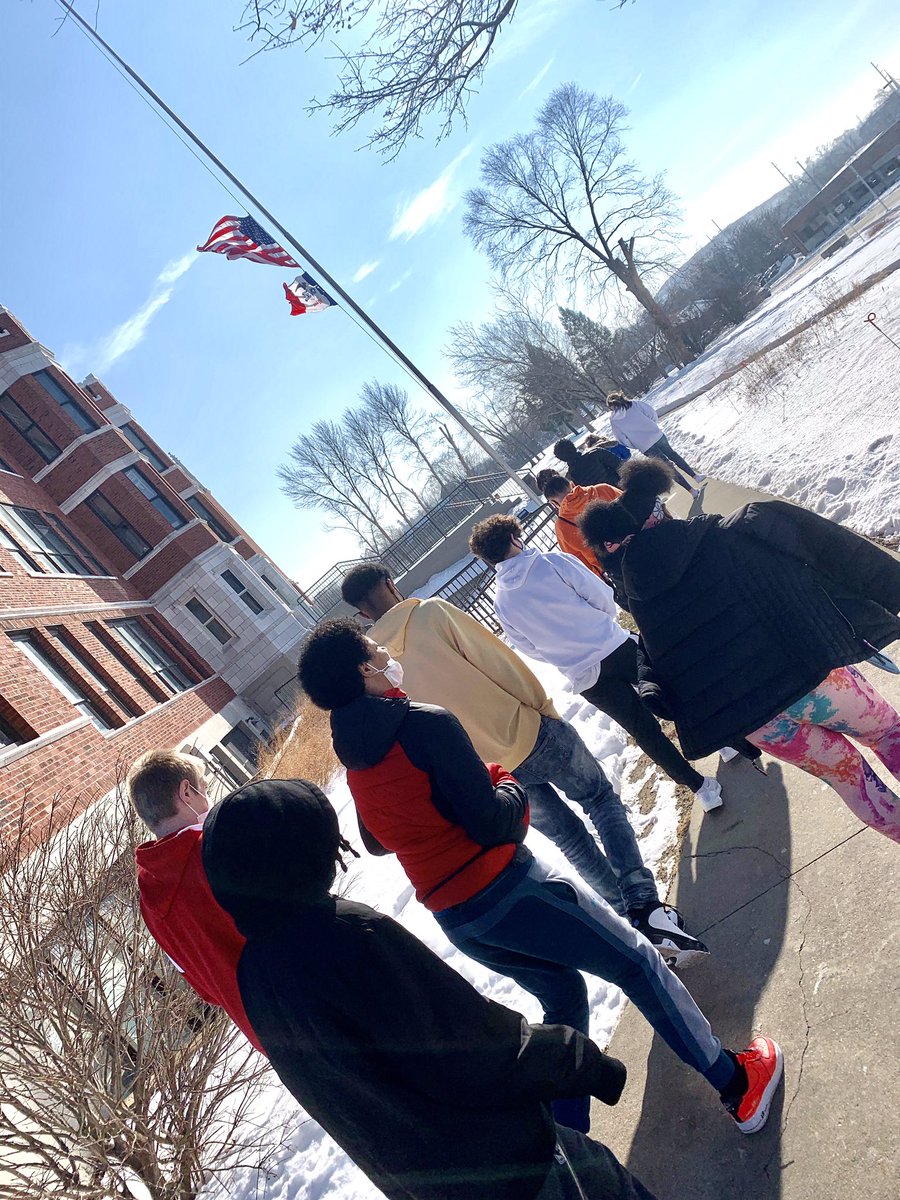 CRMcKinleyMS's tweet photo. Mr. Malcolm’s Advisory group enjoyed today’s beautiful sunshine, and our new no-tech recess kits filled with board games, cards and stacking challenges. #communitybuilding #collaboration #steameverywhere https://t.co/mGwV4ufWkl