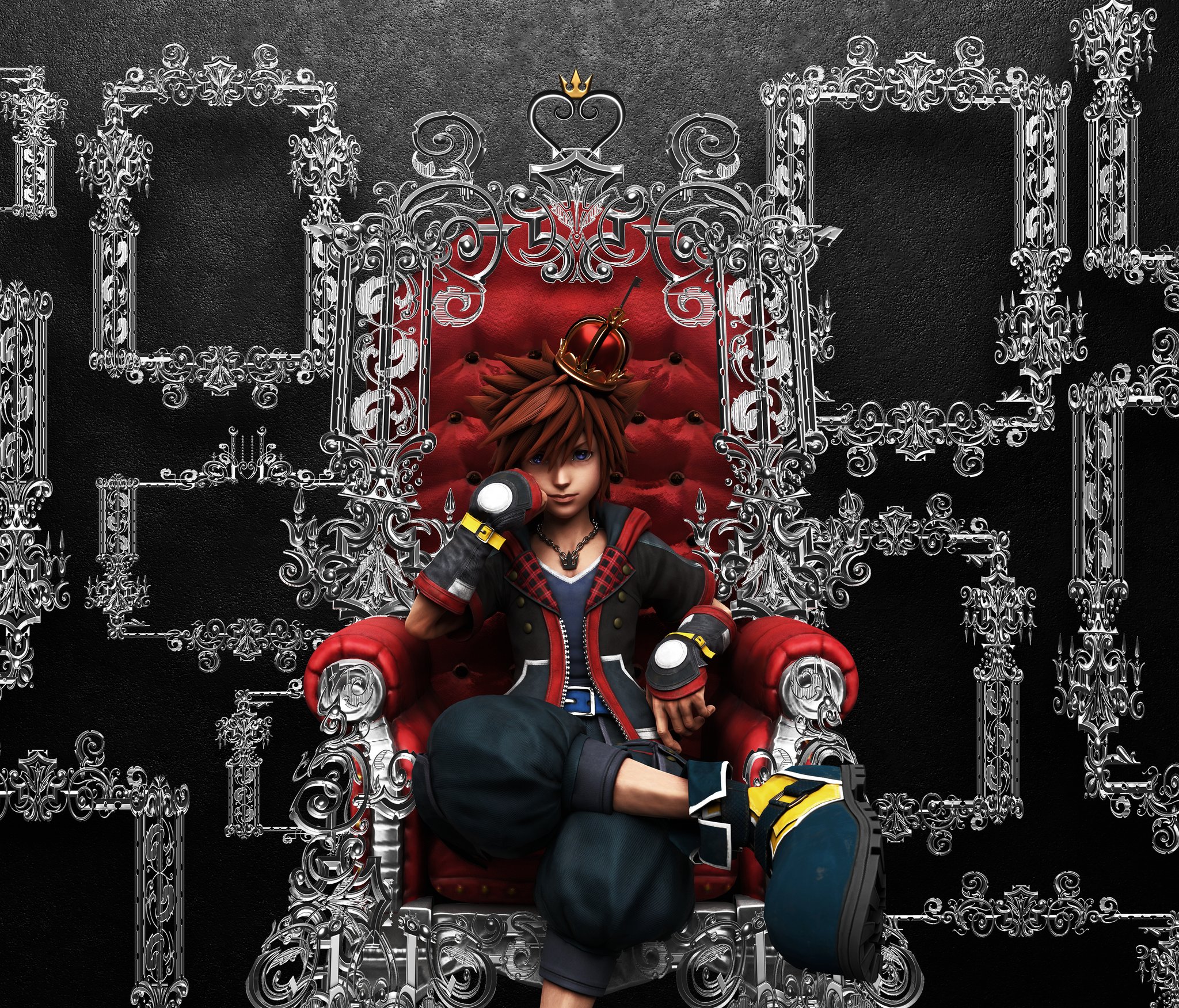 PG on Twitter "And here's a 3D throne Sora artwork I made a