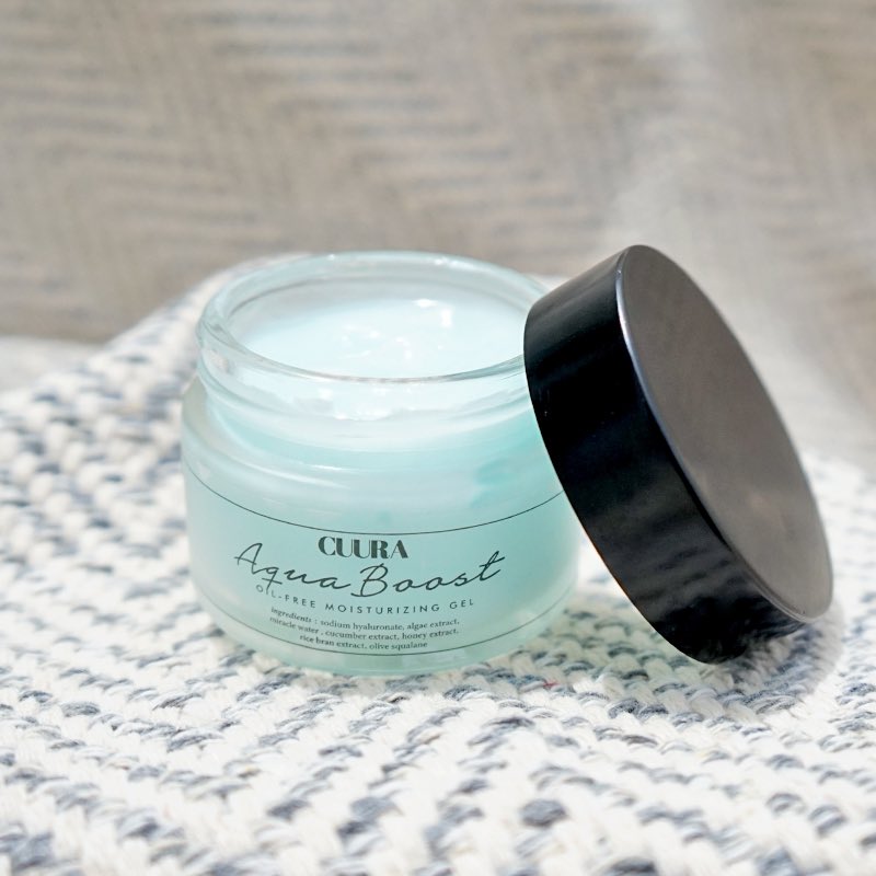 Moisturiser : Cuura Aqua Boost to lock in moisture.  @cuuraofficial
