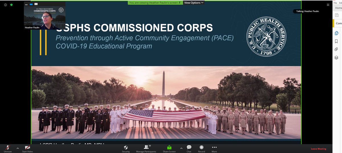 USPHS-PACE tweet media