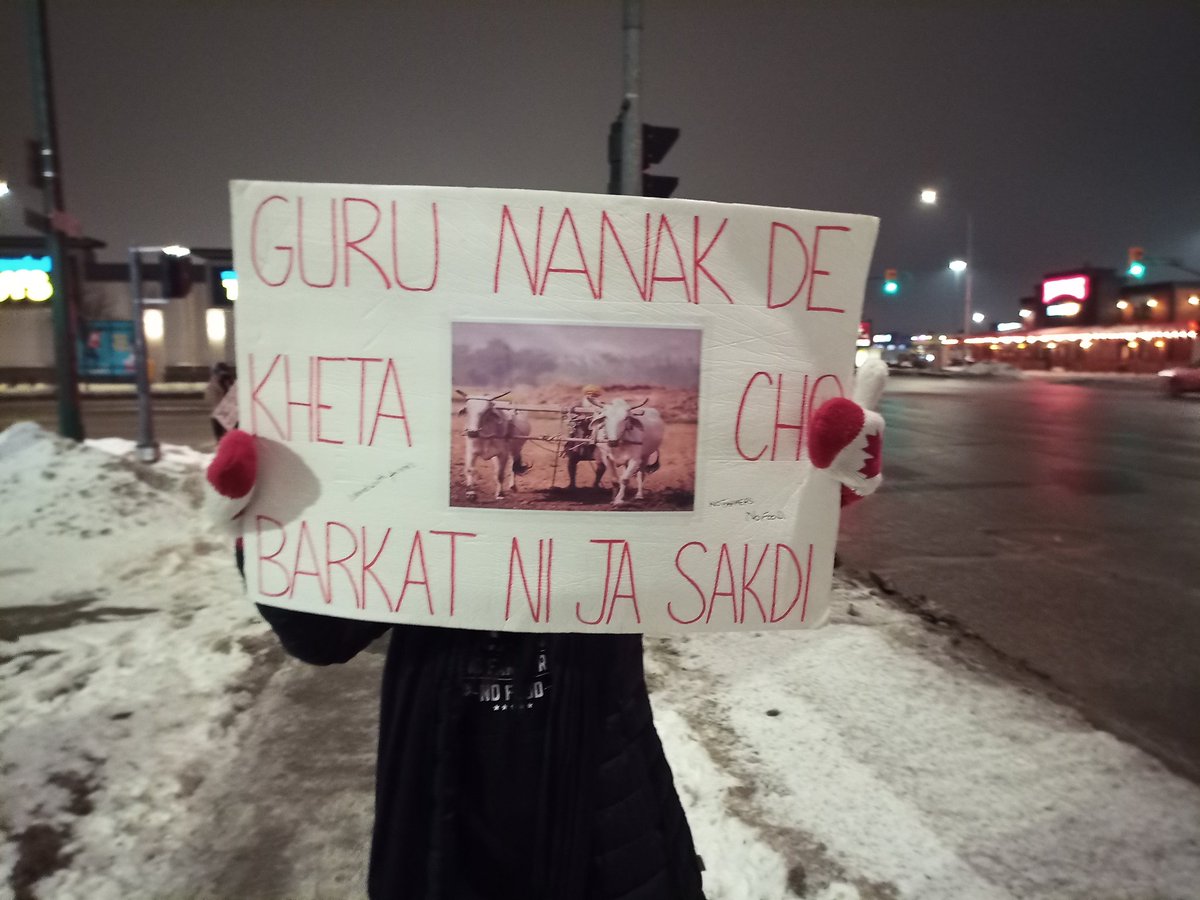 Winnipeg Media. Farmers Protest at Regent Ave &amp; Stapon Rd in Transcona. #FarmersProtests