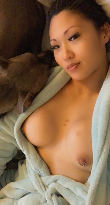 Pittie and titties. 😄 https://t.co/Lck7LWzpg2<a href="/tag/tittytuesday"class="tags"><span>#tittytuesday</span></a>