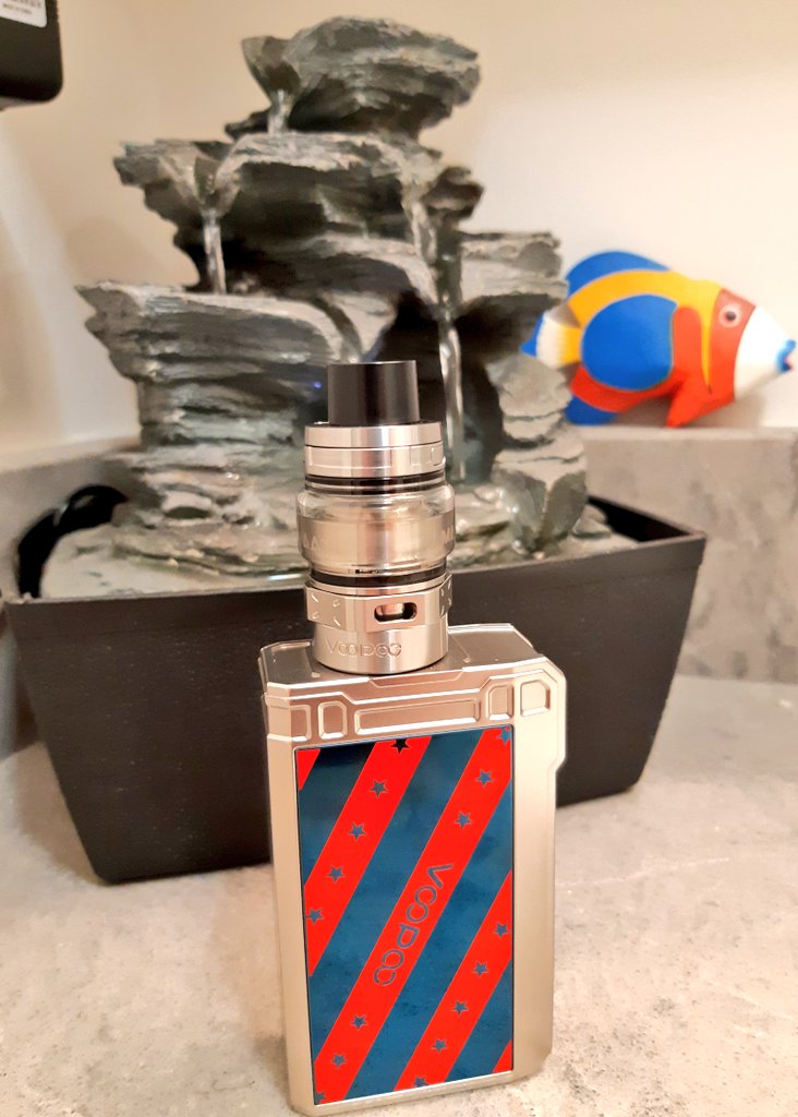 FERRIXXX's tweet photo. Another home run from Voopoo!
Such a sleek mod and the flavour on the MAAT Tank is epic!!
#AlphaZip https://t.co/yz1BSG2ond