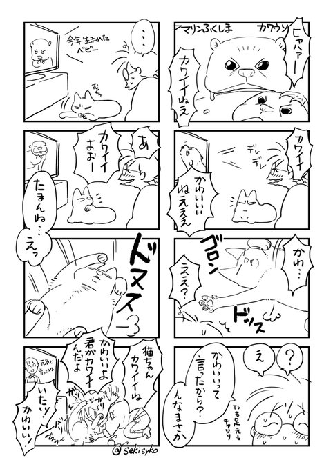 噂には聞いていたがかわいいが自分のことを指していると理解しているなんてさすが宇宙を統べる猫 