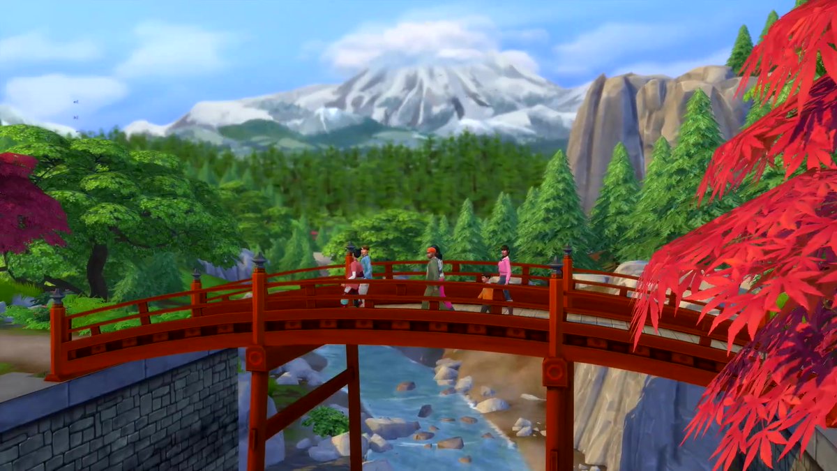 First, Mt. Komorebi. the world itself is GORGEOUS, and it’s inspired by two Japanese islands, Honshū and Hokkaido. The first thing i notice is that is big for EA standards if i’m being honest.