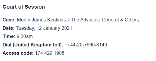 PeoplesAS30's tweet photo. Reminder: A hearing for the #PeoplesAS30 starts in 30 minutes. If you wish to listen in and monitor proceedings you can do so with the details below: https://t.co/nFnkzJRMoN