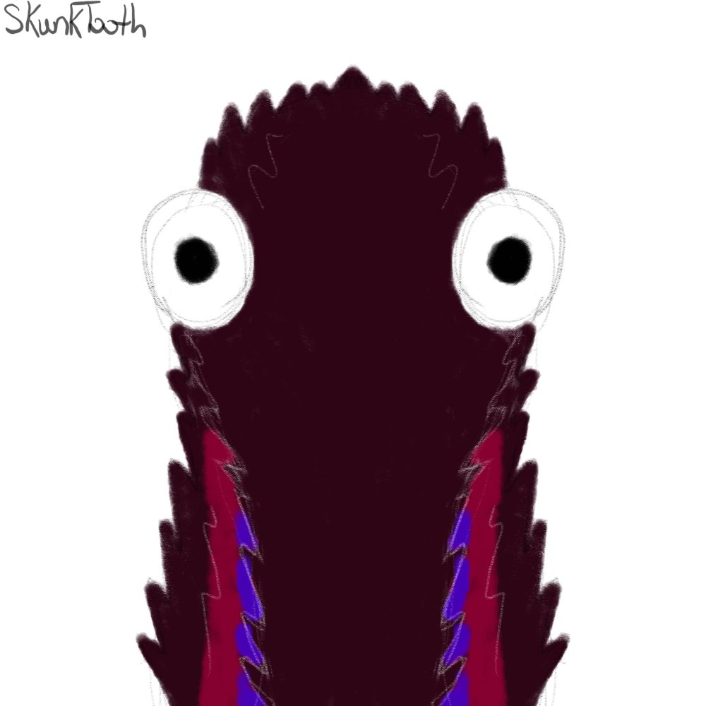 SkunkToothArt's tweet photo. @26th_Primarch I painted worm's most glorious visage not once but twice bc omfg I love them https://t.co/UkKV2mZEIz