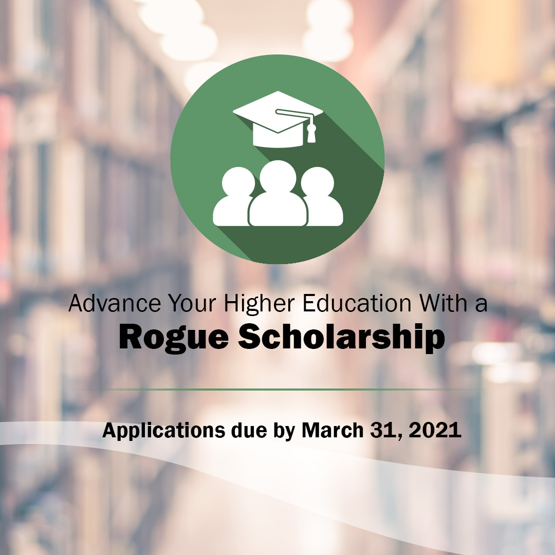 RogueCU1956's tweet photo. Scholarships applications are open until March 31! Find out more information and apply: https://t.co/pjIXWOQqhg
#ScholarshipApplications #Scholarships #RogueCreditUnion https://t.co/zsPgUo6OYZ