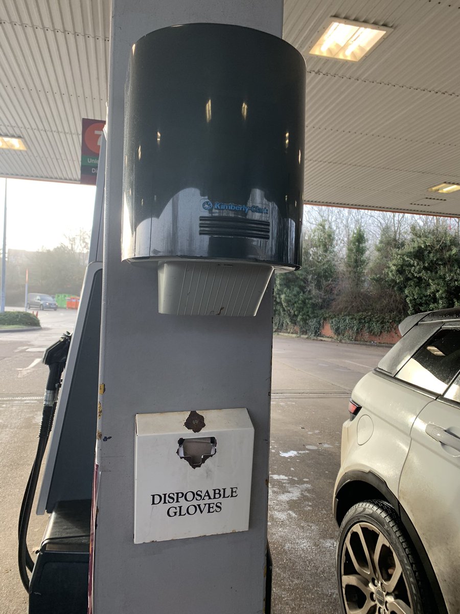 claregolfcourse's tweet photo. @sainsburys fuel station Haverhill. No protection at any pump. Their excuse: customers using too much. https://t.co/q4vBKSjgPe