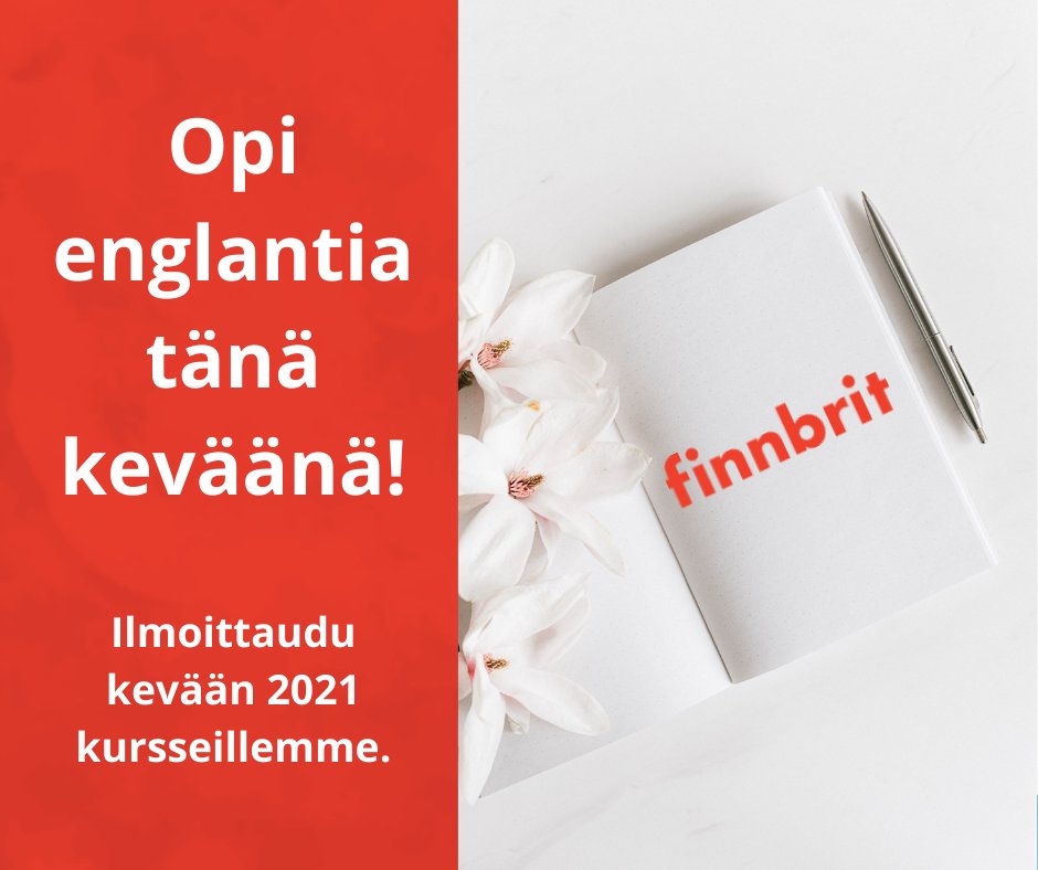 finnbrit1's tweet image. Our spring courses have now been published. Get inspired!

finnbrit.fi

#springcoursesfinnbrit
#springcourses
#englishatfinnbrit