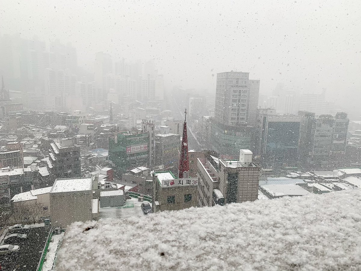#눈 퇴근길 조심하세요 ❄️