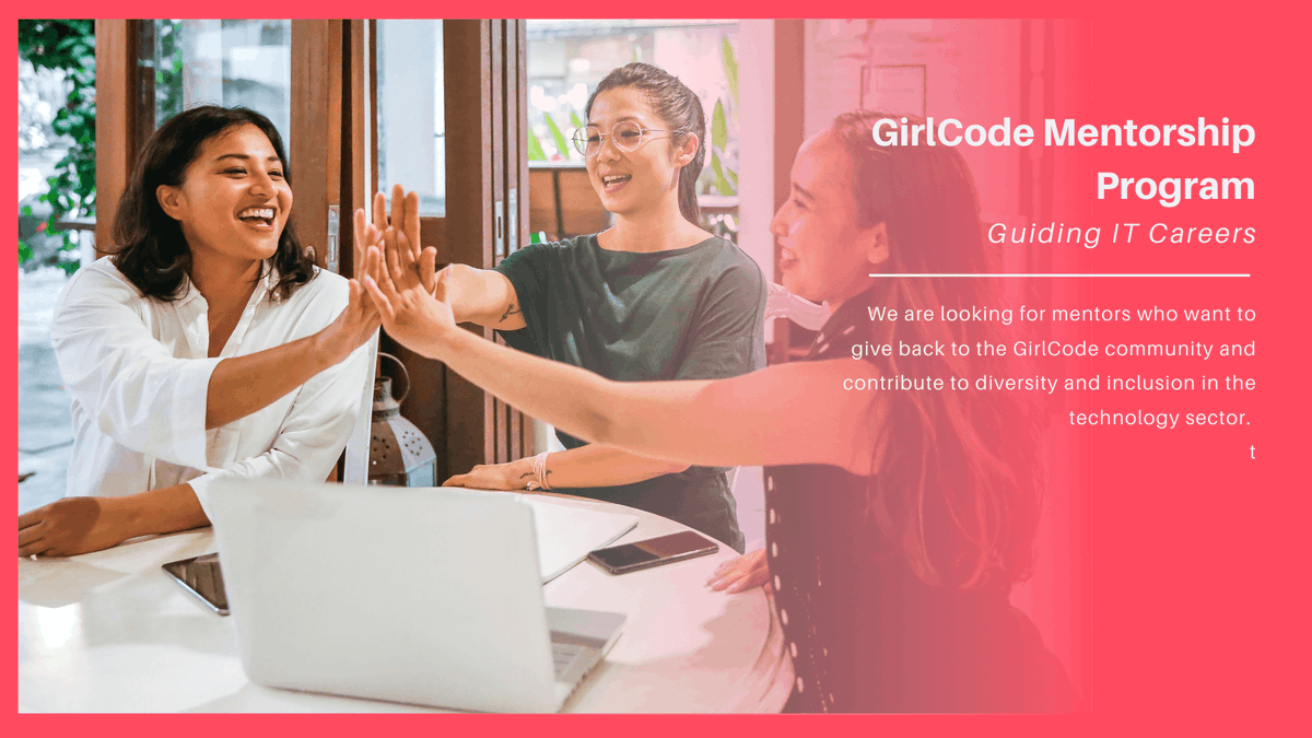 GirlCode_za's tweet photo. 📢Calling tech professionals with over 5 years experience to come nurture and guide the next generation of #womenintech through our 9 weeks Mentorship program to build skills and break through socio-economic barriers to achieve their goals.  Sign up  👉 https://t.co/cFmaBwNmQt https://t.co/H5PhZWU63X