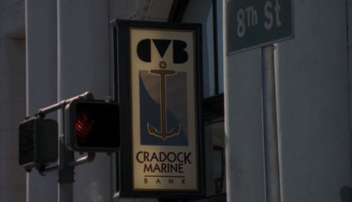 Dan Wachsberger in Breaking Bad uses the same bank as Fox Mulder. The "Cradock Marine" was mentioned in the Breaking Bad Episode "Say My Name" (S5E7) and "Monday" (S6E14), "The Amazing Maleeni" (S7E8), and "Surekill" (S8E8),
