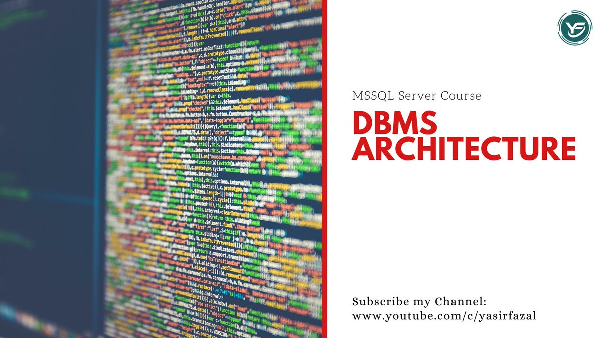 YasirFazal8's tweet image. DBMS (Database Management System) Design
Learn More: youtu.be/m-5JayrlC2k
#MSSQLServerTutorials  #DBMSDesign  #whatisdbms 
#MicrosoftSqlServer #SQLServerCourse #databasemanagementsystem #databasedesign
#DatabaseArchitecture #tuesdaymotivations