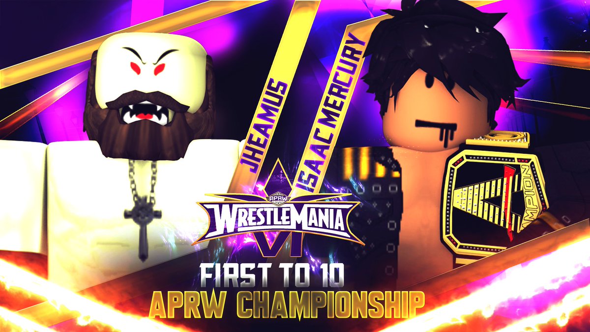 APRW_Network's tweet photo. APRWMania VI | End of an Era, the Finale, the Last Dance

APRW WORLD CHAMPIONSHIP &amp; SUPERSTAR OF THE YEAR 

@JeyEIite vs @IM40x_ FT10

The match everyone has been waiting for MERCURY VS JHEAMUS. 

Watch here Promo Package here: https://t.co/zj1CVKewRY

#APRWManiaVI https://t.co/q1HY4DsFKm