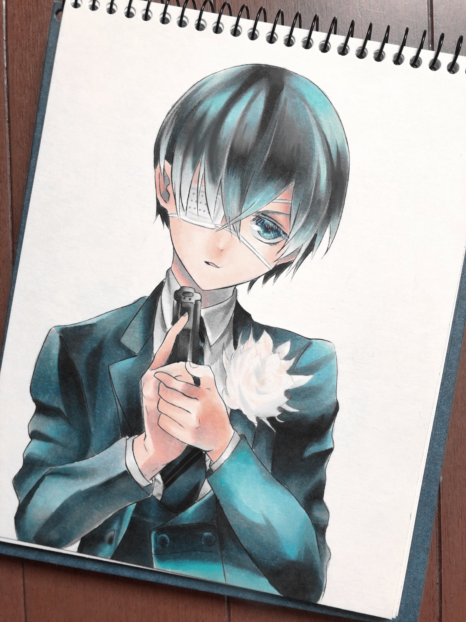 みやび 在 Twitter 上 黒執事 シエル ファントムハイヴ 誕生日イラストなのでお先に 黒執事 シエル シエル ファントムハイヴ コピック T Co L4quzmuxqo Twitter