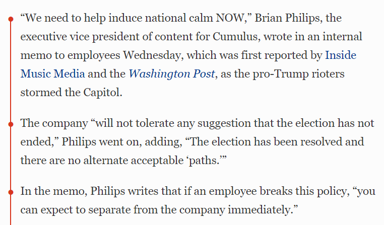 The media, after months of stoking division and inflaming everything (and while still doing it for its favored points) is also claiming that it can "induce national calm NOW" by pulling the same crap that inflamed the problems, just more selectively, more repressively.