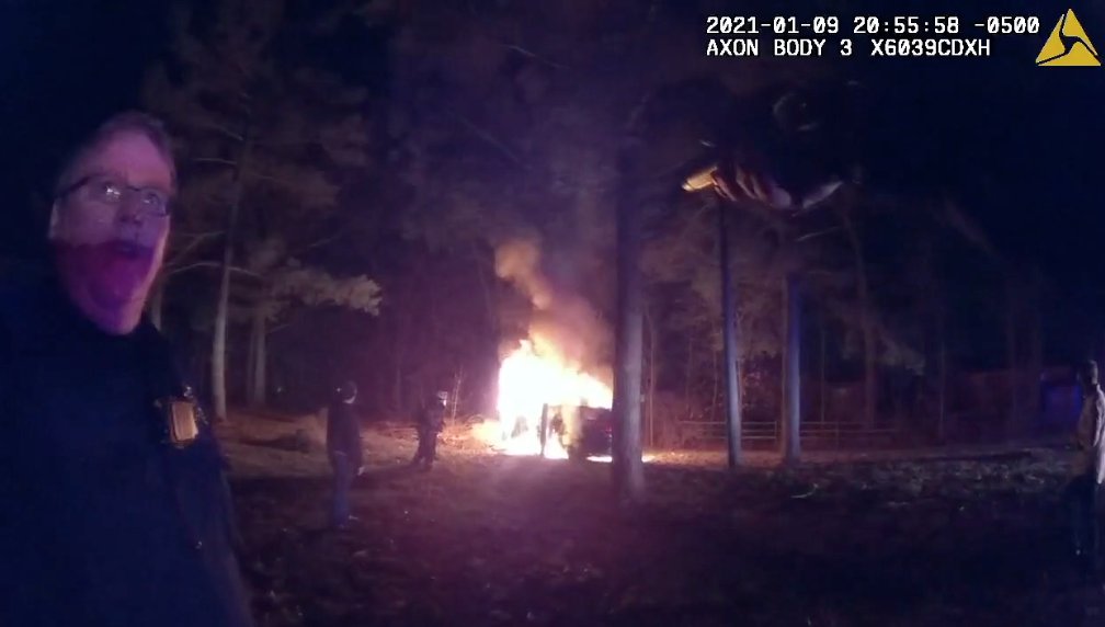 31 seconds. That's how long it was following the rescue before the flames engulfed the vehicle. Seconds really do matter.